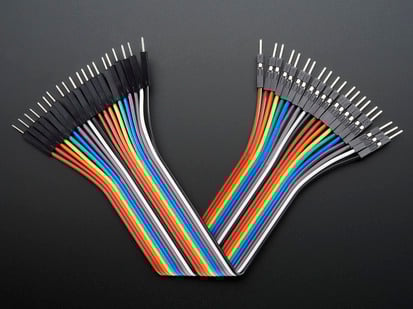 Premium Male/Male Jumper Wires - 20 x 6 (150mm) folded over